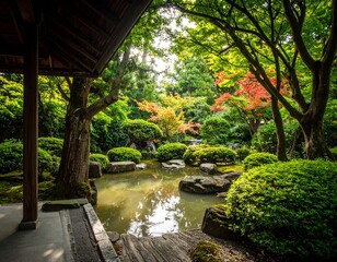 Fototapeta premium Zen Garten