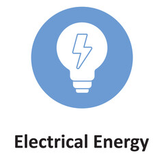 Electrical energy Vector icon which can easily modify or edit