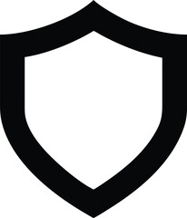 Shield icon representing protection and security