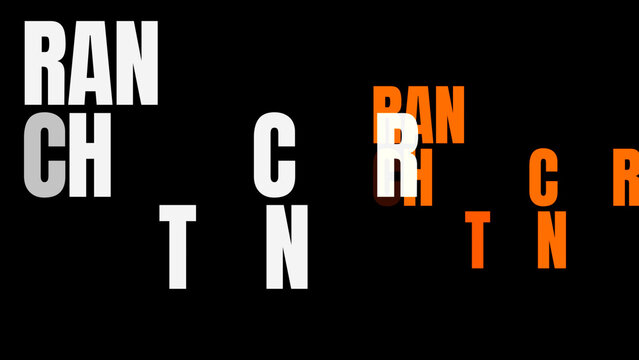 Random Glitchy Character Caption