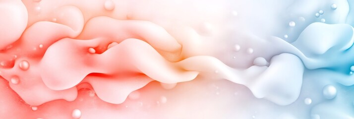 Abstract fluid gradient flowing bubbles background