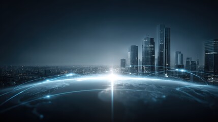 Global Network City: Tech, Connectivity, Modern Business