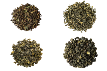 Tea Variety Selection: An assortment of loose-leaf tea, showcasing the diverse range of flavors and types. A visual celebration of the tea experience.