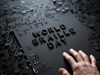 Illustration of the concept of World Braille Day