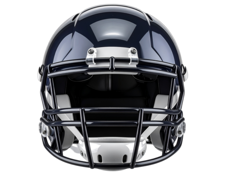 Front View Professional American Football Helmet with Faceguard, isolated on transparent backgroundPNG Professional American football helmet background american (2)