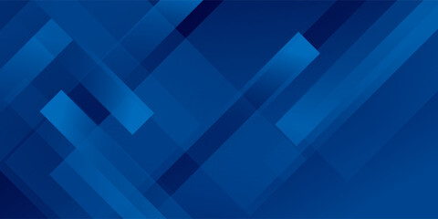 Obraz premium Modern blue abstract geometric background with dynamic gradient shapes and clean minimal design. vector illustration for business, corporate institutions, conferences, parties, and digital templates.