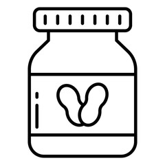 Premium download icon of peanut jat