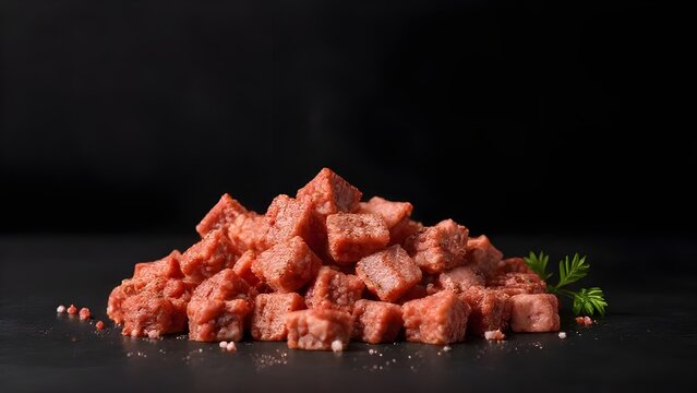 Bar B Q on black background