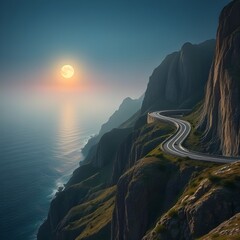 a road with stunning scenery