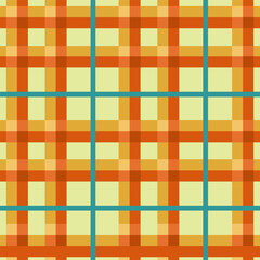Design Of Seamless Plaid Pattern