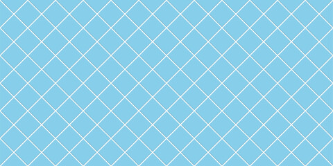 Sky blue ceramic tilesdiagonal texture background vector illustration