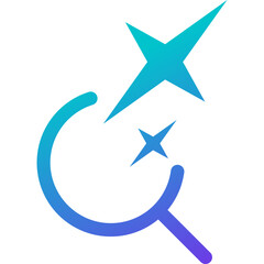 Create Image AI, Generate Image, Generate Icon, AI Sparkle and Gradient Star Icon