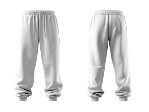 Comfortable white sweatpants offer style and ease for everyday fashion or athletic wear, perfect for casual looks or lounging at home with ultimate relaxation