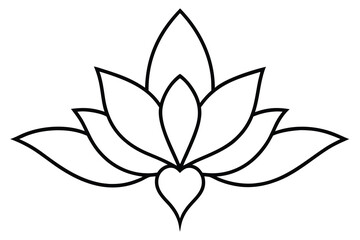 floral background vector line art flower silhouette