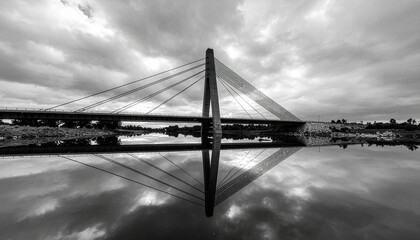 Minimalist Fine Art Photography of a Mirrored Structure