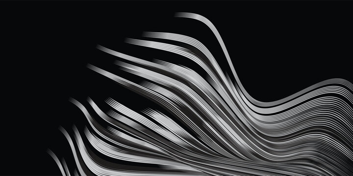 Scribble line set. a collection of parallel strokes and stacked waves. Hand Drawn lines in Pencil. Charcoal smears. Vector logo design element