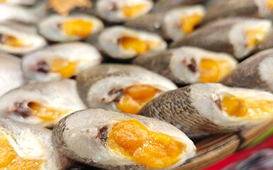 Sun Dried Snakeskin Gourami Fish from Thailand