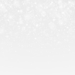 Falling snow with magical winter overlay and shimmering ice elements.