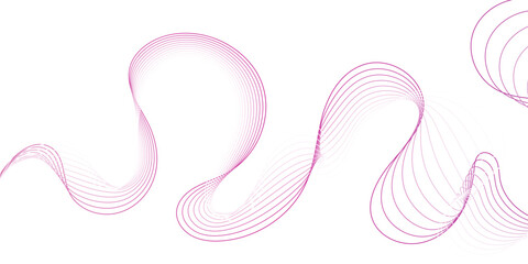 Pink abstract wave line background with smooth flowing curves, minimal modern style. Perfect for technology, website banner, poster, cover design, elegant and futuristic look.