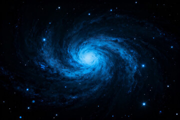 Fototapeta premium Spiral galaxy in space