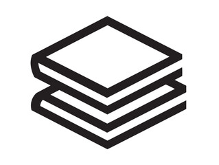 Catalog book icon in stylish minimalist line vector artwork