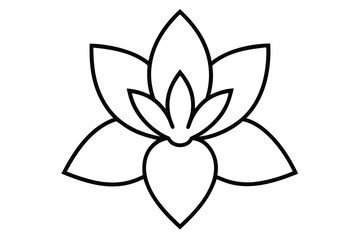 summer flower vector line art flower silhouette