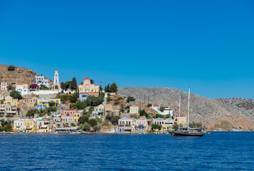 Fototapeta premium Ano Symi in Symi Island