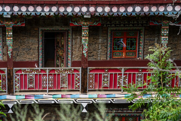 Jiaju, typical house, Danba county, Garzê Tibetan Autonomous Prefecture, Sichuan,  China