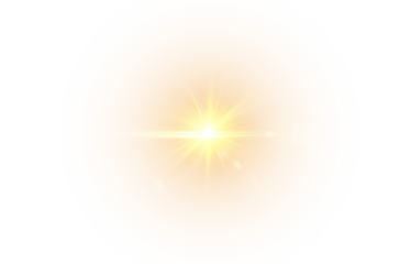 Abstract glowing sun rays with soft radiant beams and warm yellow light.

