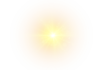 Yellow Star Flash with Sparkles .Soft Sun Glow PNG, Isolated Light Effect with Lens Flare, No Rays, Subtle Sunlight Vector for Transparent Background, Highlight, and Bright Design Projec	
