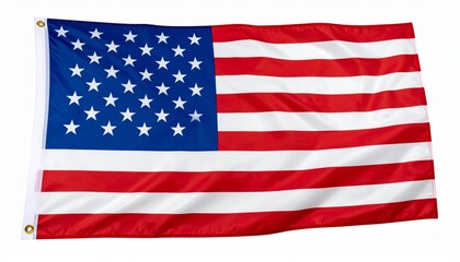 The waving flag of the United States