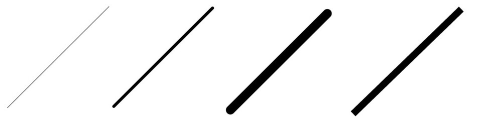 Minimal Diagonal Line Divider PNG – Clean Geometric Design Element Isolated on Transparent Background