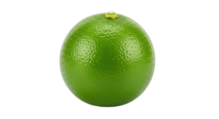 Isolated lime fruit still life product shot for advertising and marketing, with textured peel