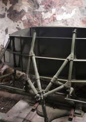 Close-up of an old radar