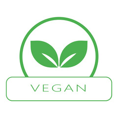 Vegan badge icon