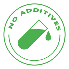 no additives  badge  icon 