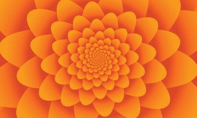 Golden color flower luxury background design