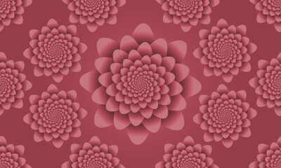 Luxury abstract peach color flower background design