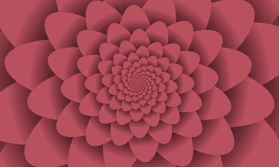 Luxury abstract peach color flower background design