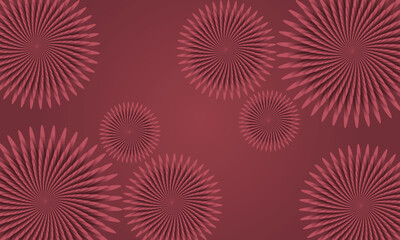 Luxury abstract peach color flower background design