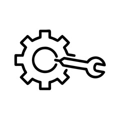Cogwheel Adjustment Symbol