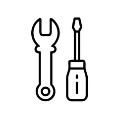Computer Repair Tools Illustration