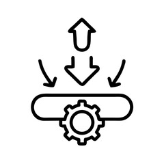Installation Process Icon Concept