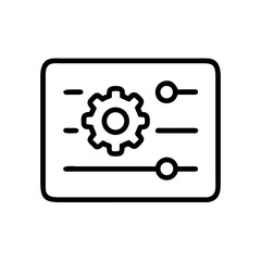 Settings Panel Design Illustration