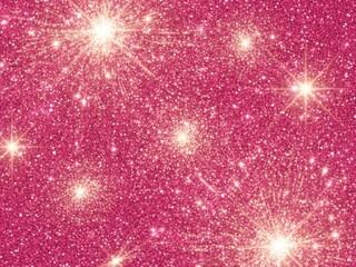 A vibrant hot pink sparkle background