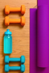 fitness equipment and weights