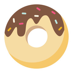 doughnut donut chocolate and springkles