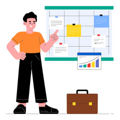 Vision Board PNG file on transparent background