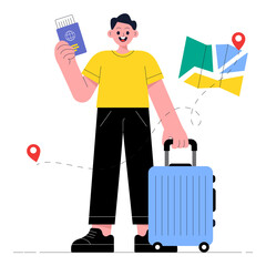 Travel Success PNG file on transparent background