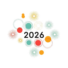 abstract colorful background with bubbles